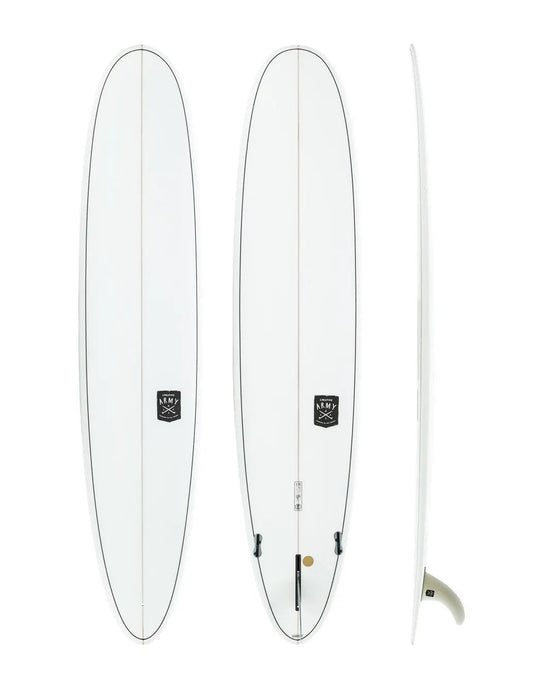 Creative Army Surfboards  - Jive white longboard